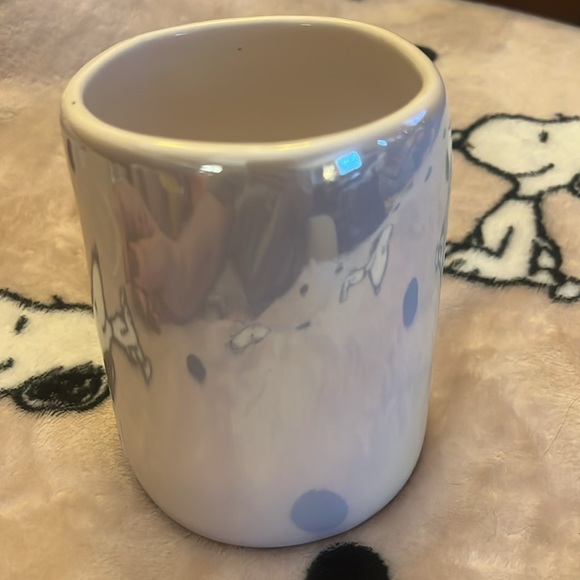 RAE DUNN IRRIDESCENT ‘I WANT CANDY’ COFFEE/TEA MUG NWOT - Picture 3 of 4